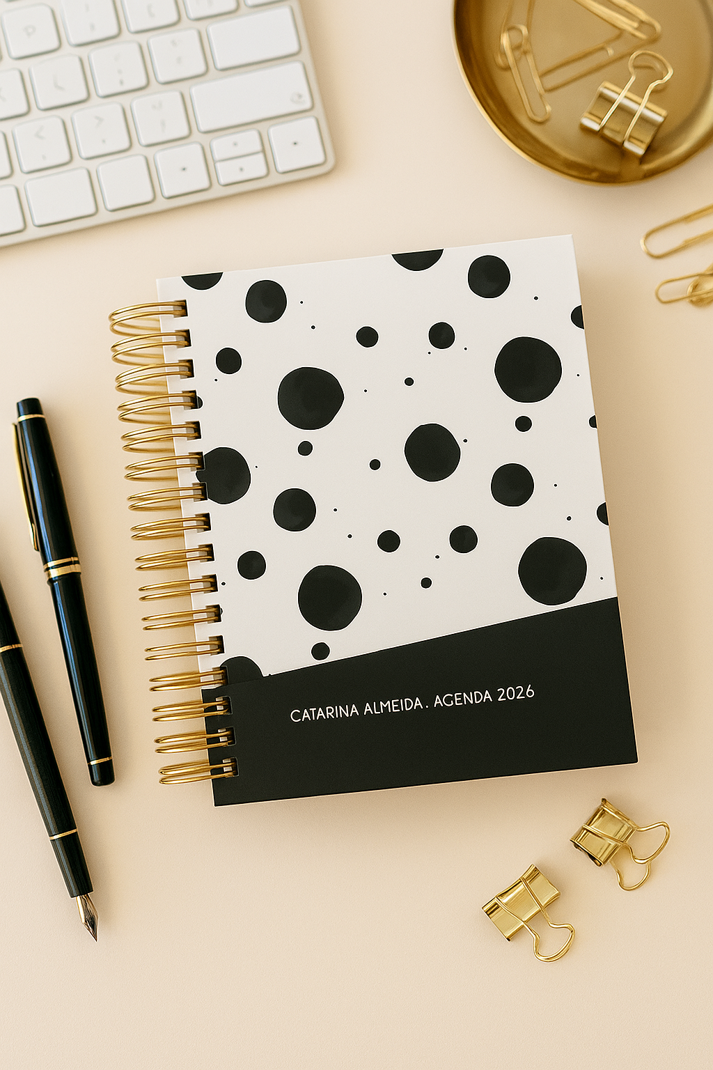 Agenda • Bloco de Notas • Bloco de Encomendas Personalizado _ SUBLIME BLACK
