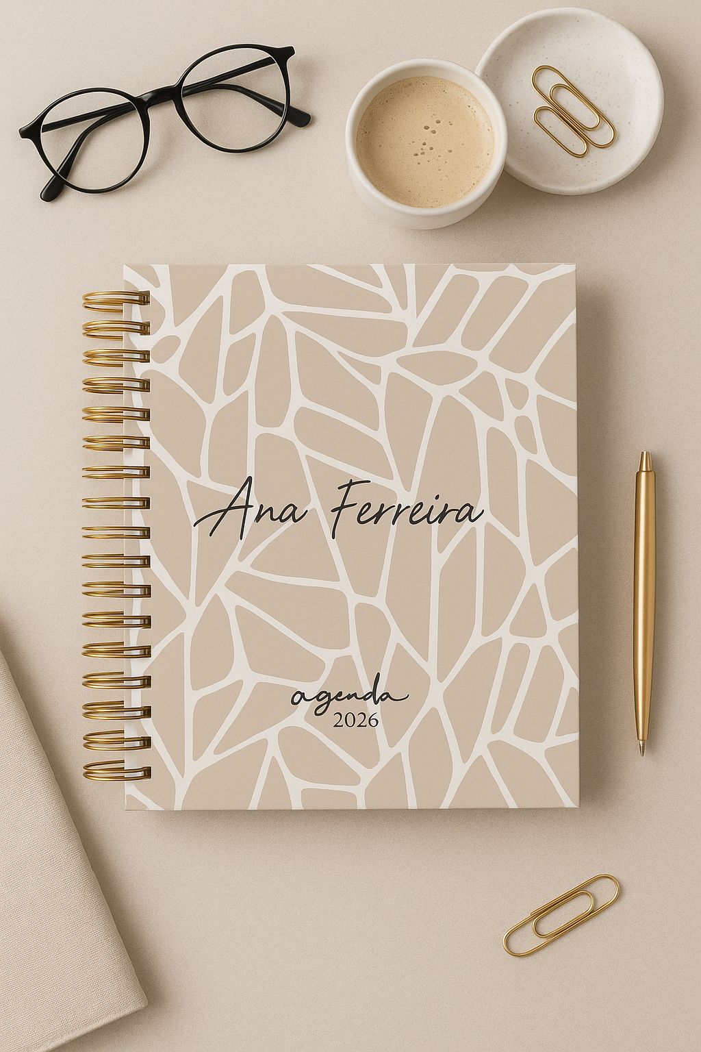 Agenda • Bloco de Notas • Bloco de Encomendas Personalizado _ NATURE