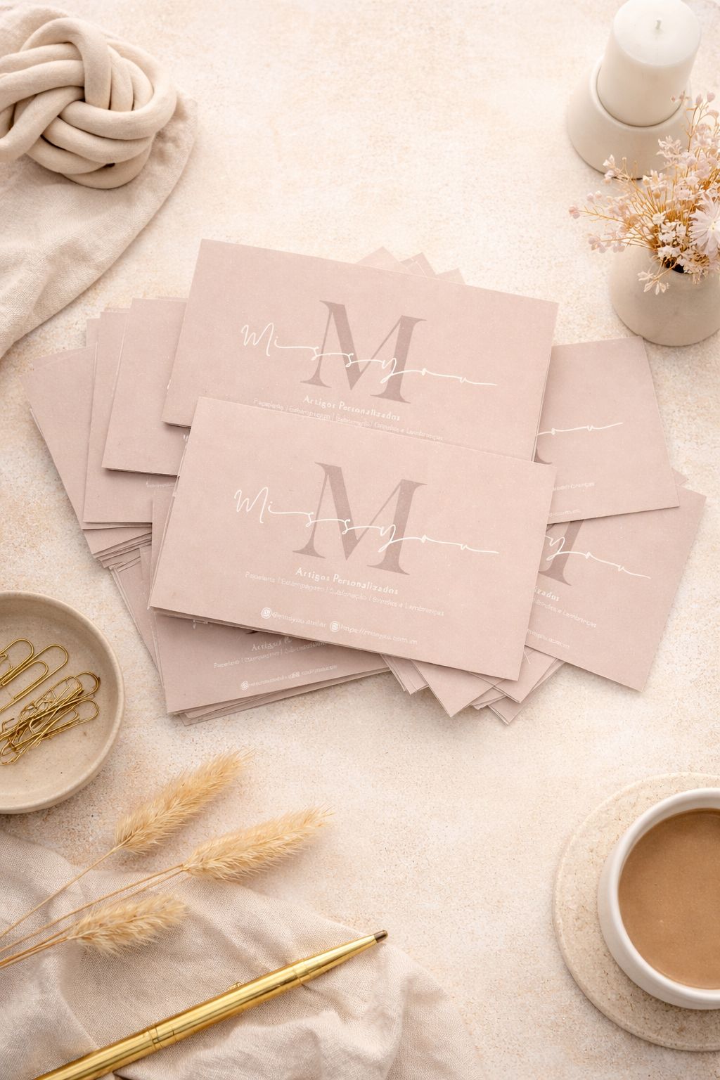 ✨ Cartão de Visita ou de fidelização Personalizado – Design Elegante