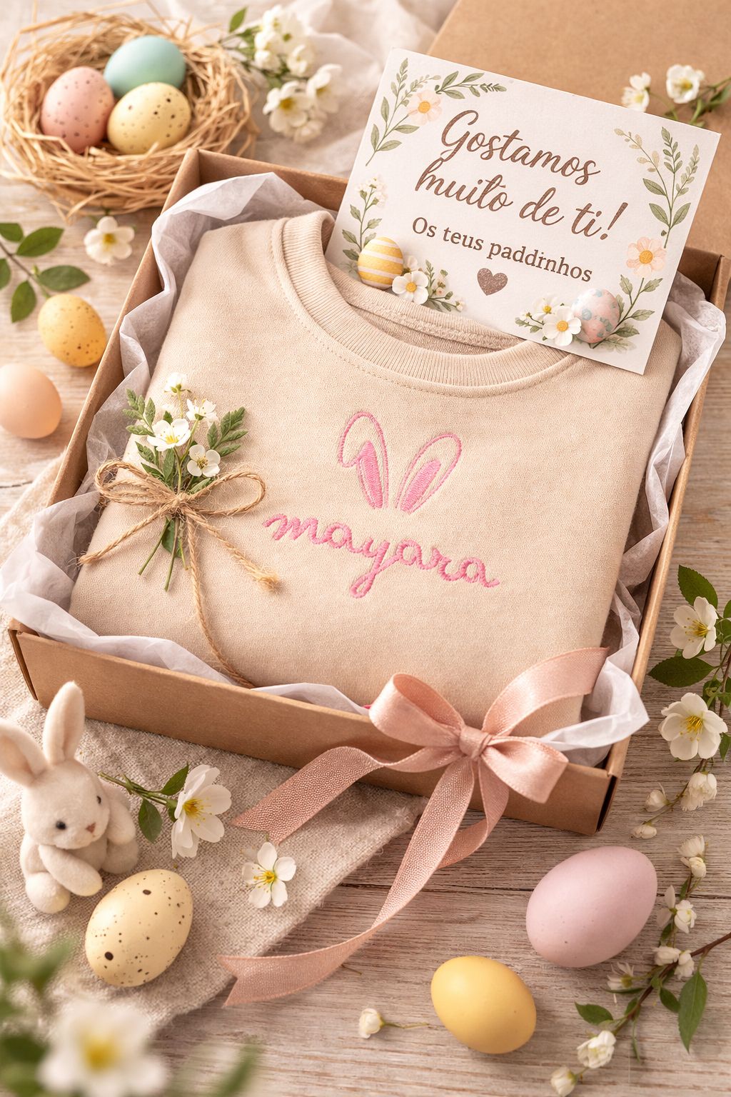 🐰 Presente dos Padrinhos para Afilhado(a) – Edição Páscoa