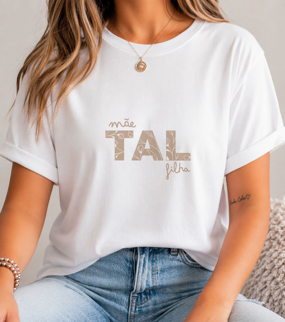 T-shirt “Mãe Tal Filho(a) ” 🤍