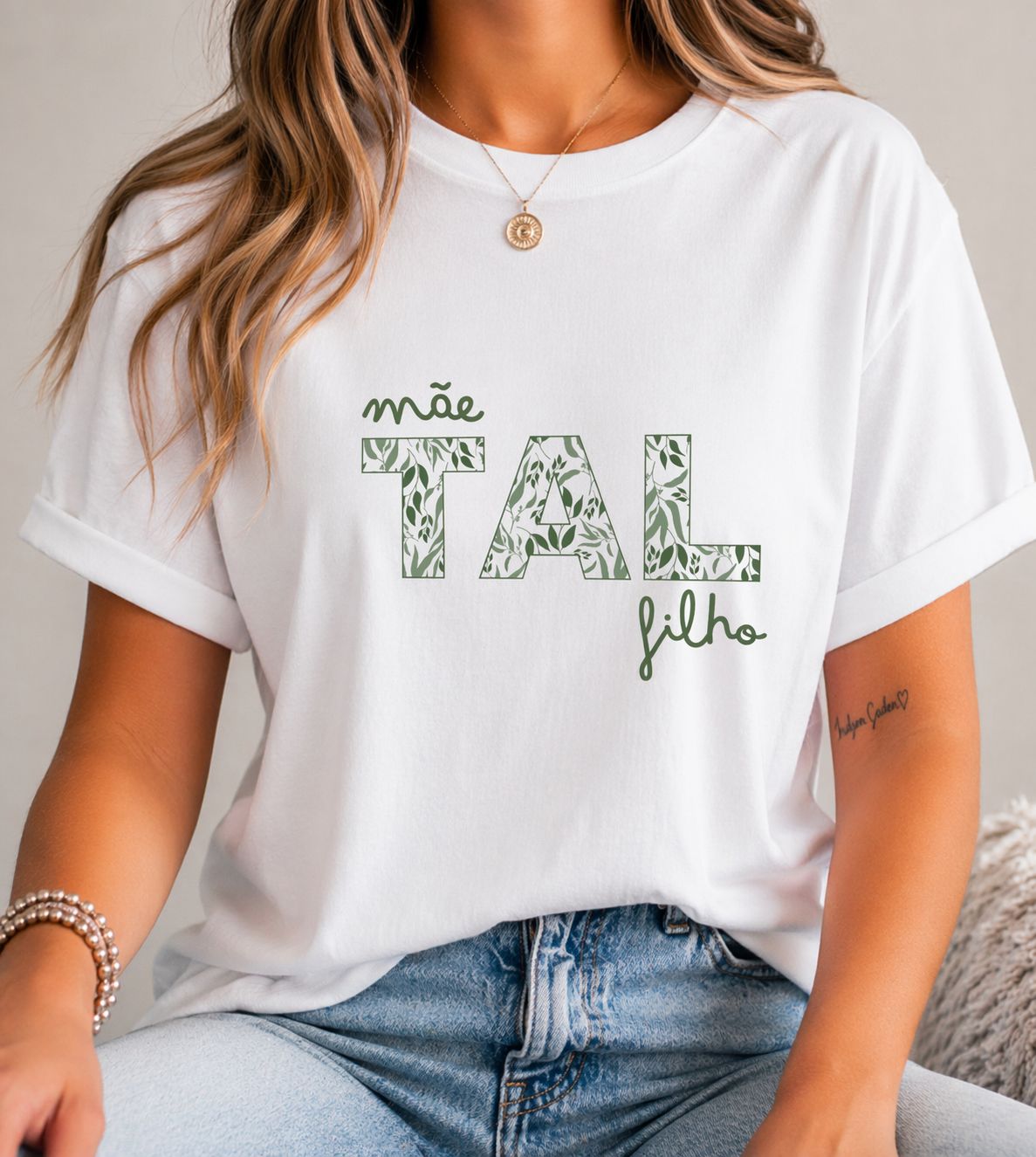T-shirt “Mãe Tal Filho(a) ” 🤍